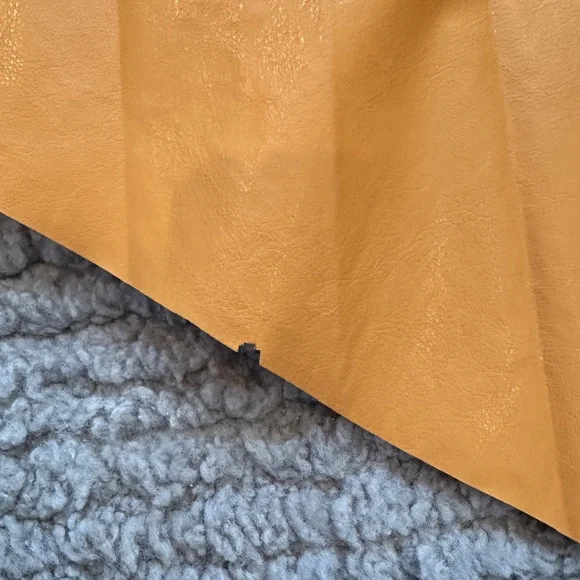 NWT Isabel Marant Davis Asymmetric pleated maxi skirt - faux leather - Picture 9 of 9